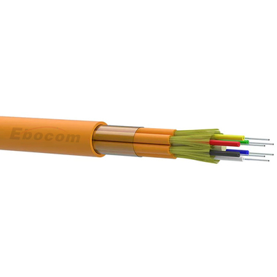 Внутренний кабель оптического волокна gjfjv 90μm Tight Buffer 2 4 12 24 Core SM MM G652D сети