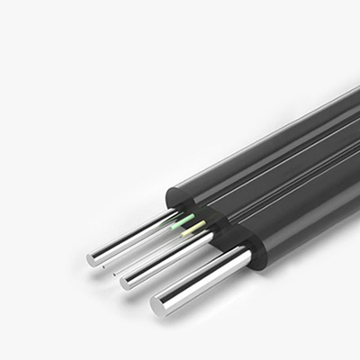 Внешний FTTH кабель GJYXCH 1 Ядро волоконно-оптический кабель G657A1 с стальной прочностью член