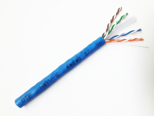 CAT-6a FTP UTP CAT6 Lan кабель CAT 6 24AWG Медная проволока, протянутая к выключателю