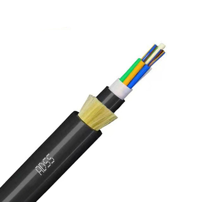 ADSS 48 Ядра одномодный волоконно-оптический кабель G652D Loose Tube Design PE наружная куртка для установки воздушных линий электропередач