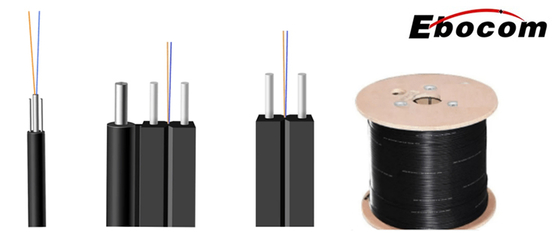 Наружный безметалловый GJYXFCH 1-4 жильный кабель G652D G657A1 G657A2 для FTTH связи