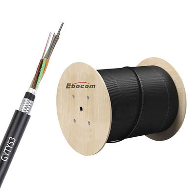 Прямая провода GYTY53 Волоконно-оптический кабель 12 24 36 48 ядра