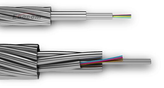 OPGW 72B1-150 Воздушный наземный провода кабель 72 96 144 Ядра для башни 220 кВ 110 кВ связи